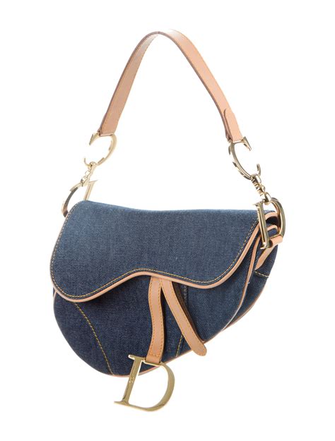 dior saddle bag denim.